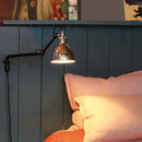 GobekUsa Modernist Metallic Bowl Wall Sconce with 1 Light - Black/White Fixture for Bedroom Lighting