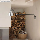 GobekUsa Modernist Metallic Bowl Wall Sconce with 1 Light - Black/White Fixture for Bedroom Lighting