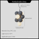 GobekUsa Ball LED Ceiling Chandelier Modern Creative Kitchen Island Bedroom Pendant Lights