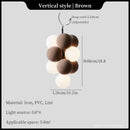 GobekUsa Ball LED Ceiling Chandelier Modern Creative Kitchen Island Bedroom Pendant Lights