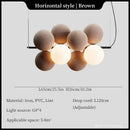 GobekUsa Ball LED Ceiling Chandelier Modern Creative Kitchen Island Bedroom Pendant Lights