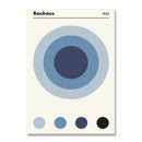 GobekUsa Modern Black & White Bauhaus Canvas Print
