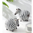 GobekUsa Big Belly Zebra Resin Sculpture: Modern Decor for Home, Office, Living Room