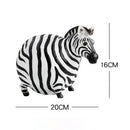 GobekUsa Big Belly Zebra Resin Sculpture: Modern Decor for Home, Office, Living Room