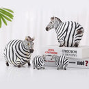 GobekUsa Big Belly Zebra Resin Sculpture: Modern Decor for Home, Office, Living Room