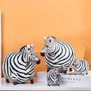 GobekUsa Big Belly Zebra Resin Sculpture: Modern Decor for Home, Office, Living Room