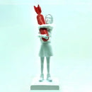 GobekUsa Bomb Hugger Girl Resin Statue Sculpture for Home Decor and Desk Ornament