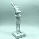 GobekUsa Bomb Hugger Girl Resin Statue Sculpture for Home Decor and Desk Ornament