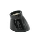 Modern black & white ceramic e27 lamp bulb holder for living room by Decorbites