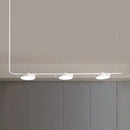 GobekUsa Modern Black/White Chandelier with Drum Shade - 2/3 Lights - Island Lighting for Dining Room