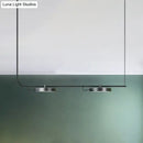 GobekUsa Modern Black/White Chandelier with Drum Shade - 2/3 Lights - Island Lighting for Dining Room