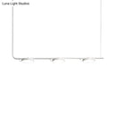 GobekUsa Modern Black/White Chandelier with Drum Shade - 2/3 Lights - Island Lighting for Dining Room