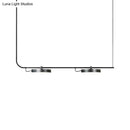 GobekUsa Modern Black/White Chandelier with Drum Shade - 2/3 Lights - Island Lighting for Dining Room
