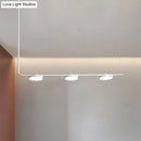 GobekUsa Modern Black/White Chandelier with Drum Shade - 2/3 Lights - Island Lighting for Dining Room