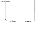 GobekUsa Modern Black/White Chandelier with Drum Shade - 2/3 Lights - Island Lighting for Dining Room
