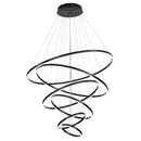 GobekUsa Circle Ring Art Chandelier for Duplex Villa Staircase Hall Living Room
