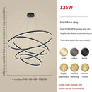 GobekUsa Circle Ring Art Chandelier for Duplex Villa Staircase Hall Living Room