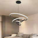 GobekUsa Circles Chandelier Pendant Lamp 3 Rings Ceiling Light