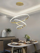 GobekUsa Circles Chandelier Pendant Lamp 3 Rings Ceiling Light