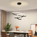 GobekUsa Circles Chandelier Pendant Lamp 3 Rings Ceiling Light