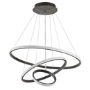 GobekUsa Circles Chandelier Pendant Lamp 3 Rings Ceiling Light
