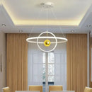 GobekUsa Circular Iron Ball Pendant Chandelier LED Lighting Fixtures