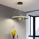 GobekUsa Circular Iron Ball Pendant Chandelier LED Lighting Fixtures