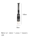 GobekUsa Cloth Pendant Light with Acrylic Shade and G9 Bulb for Dining Room and Kitchen