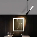 GobekUsa 8W COB Pendant Spotlight for Bedroom, Living Room, Restaurant - Black/White Aluminum