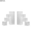 GobekUsa Crystal Bookends Sculpture Minimalist Artwork Modern Home Decor