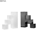GobekUsa Crystal Bookends Sculpture Minimalist Artwork Modern Home Decor