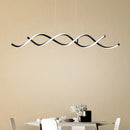 GobekUsa Black Metal LED Pendant Ceiling Light for Contemporary Dining Room Decor