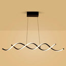 GobekUsa Black Metal LED Pendant Ceiling Light for Contemporary Dining Room Decor