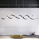 GobekUsa Black Metal LED Pendant Ceiling Light for Contemporary Dining Room Decor