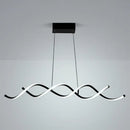 GobekUsa Black Metal LED Pendant Ceiling Light for Contemporary Dining Room Decor