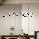 GobekUsa Black Metal LED Pendant Ceiling Light for Contemporary Dining Room Decor
