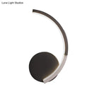 GobekUsa Modern Curved Line LED Wall Mounted Sconce in Black, White, Warm Light - Acrylic Lamp Fixture for Living Room
