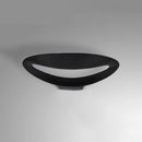 GobekUsa Modern Black/White Curved Shade LED Wall Sconce - Stylish Aluminum Lamp for Bedroom