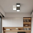 GobekUsa Geometric Chandelier: Minimalist Modern Luxe Black White Bedroom Lamp