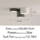 GobekUsa Geometric Chandelier: Minimalist Modern Luxe Black White Bedroom Lamp
