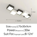 GobekUsa Geometric Chandelier: Minimalist Modern Luxe Black White Bedroom Lamp