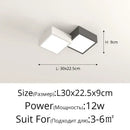 GobekUsa Geometric Chandelier: Minimalist Modern Luxe Black White Bedroom Lamp