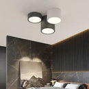 GobekUsa Geometric Chandelier: Minimalist Modern Luxe Black White Bedroom Lamp