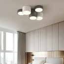 GobekUsa Geometric Chandelier: Minimalist Modern Luxe Black White Bedroom Lamp