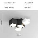 GobekUsa Black White Diamond LED Ceiling Chandelier for Modern Home and Office