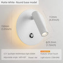 GobekUsa Dimmable LED Wall Lamp with Touch Switch, 340° Rotatable Backlight for Bedside & Study