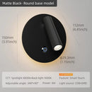 GobekUsa Dimmable LED Wall Lamp with Touch Switch, 340° Rotatable Backlight for Bedside & Study