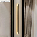 GobekUsa Sleek Elliptical Acrylic Wall Sconce with LED Lighting for Aisle