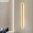 GobekUsa Sleek Elliptical Acrylic Wall Sconce with LED Lighting for Aisle