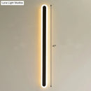 GobekUsa Sleek Elliptical Acrylic Wall Sconce with LED Lighting for Aisle